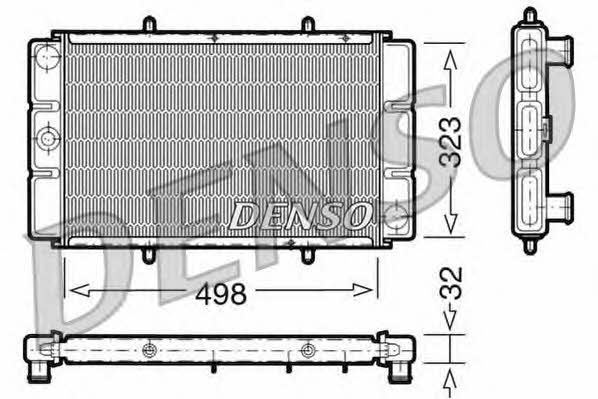 DENSO DRM24010 Radiator, engine cooling DRM24010