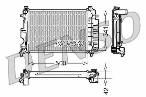 DENSO DRM25014 Radiator, engine cooling DRM25014