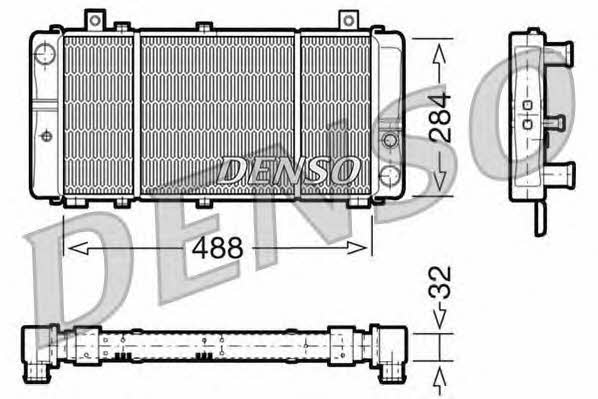 DENSO DRM27001 Radiator, engine cooling DRM27001