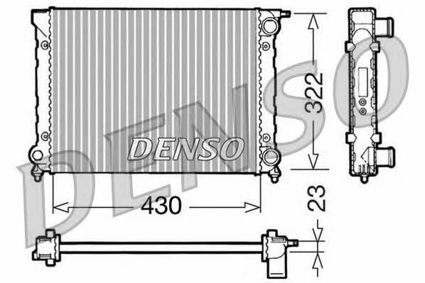 DENSO DRM32004 Radiator, engine cooling DRM32004