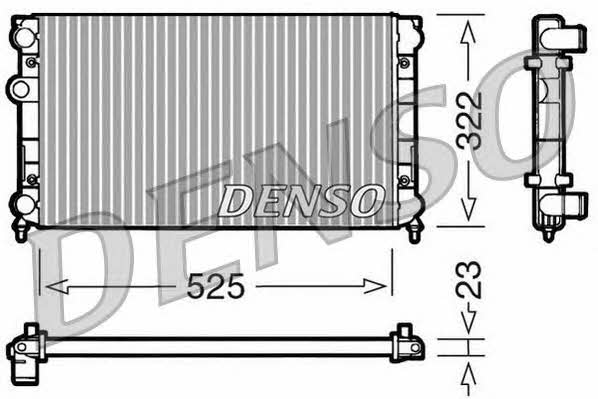 DENSO DRM32005 Radiator, engine cooling DRM32005