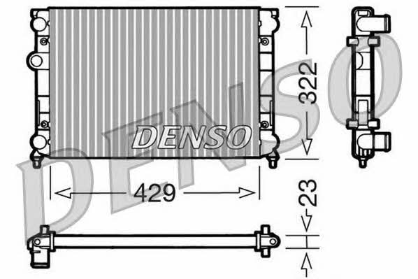 DENSO DRM32007 Radiator, engine cooling DRM32007