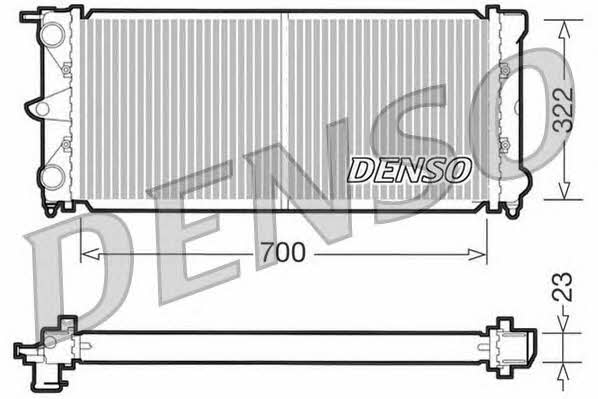 DENSO DRM32021 Radiator, engine cooling DRM32021