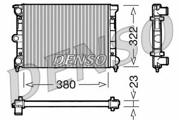 DENSO DRM32032 Radiator, engine cooling DRM32032
