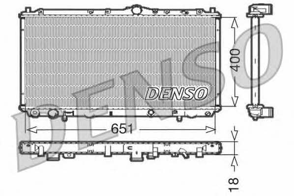 DENSO DRM33061 Radiator, engine cooling DRM33061