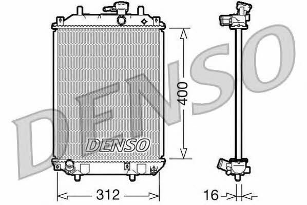 DENSO DRM35002 Radiator, engine cooling DRM35002