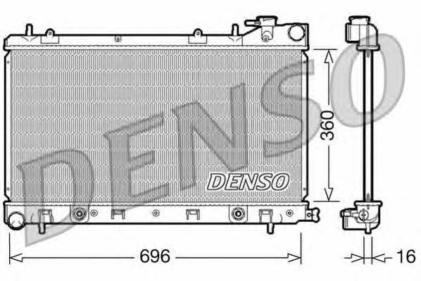 DENSO DRM36002 Radiator, engine cooling DRM36002