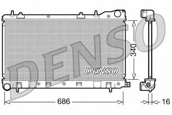 DENSO DRM36003 Radiator, engine cooling DRM36003