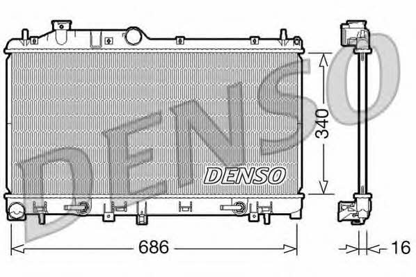 DENSO DRM36009 Radiator, engine cooling DRM36009