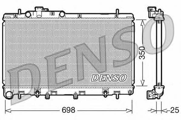 DENSO DRM36011 Radiator, engine cooling DRM36011