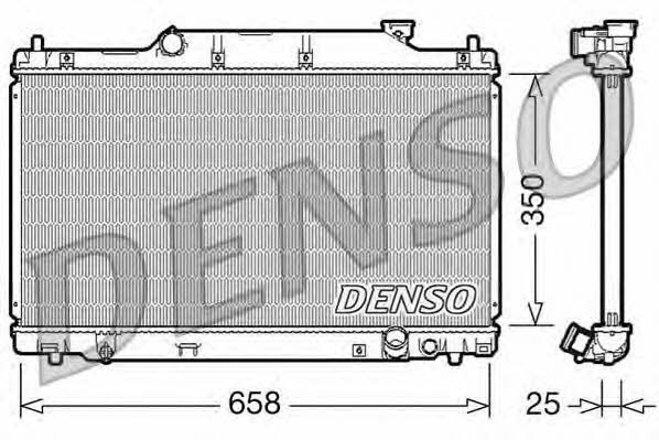 DENSO DRM40007 Radiator, engine cooling DRM40007