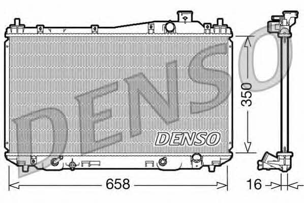 DENSO DRM40008 Radiator, engine cooling DRM40008