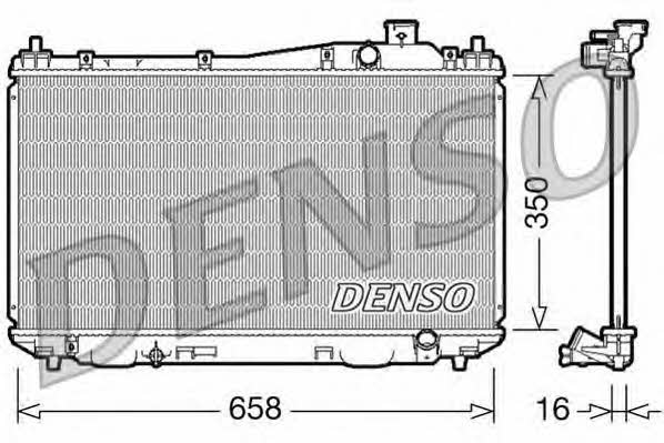 DENSO DRM40009 Radiator, engine cooling DRM40009