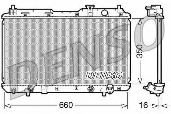 DENSO DRM40010 Radiator, engine cooling DRM40010