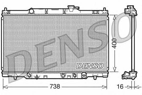 DENSO DRM40012 Radiator, engine cooling DRM40012