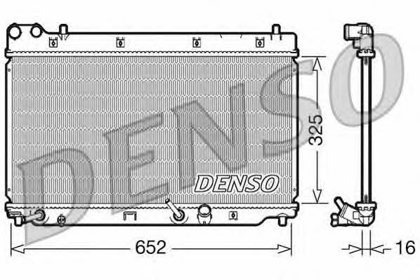 DENSO DRM40014 Radiator, engine cooling DRM40014