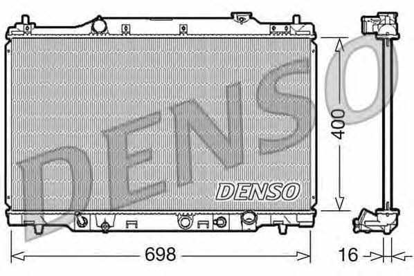 DENSO DRM40016 Radiator, engine cooling DRM40016
