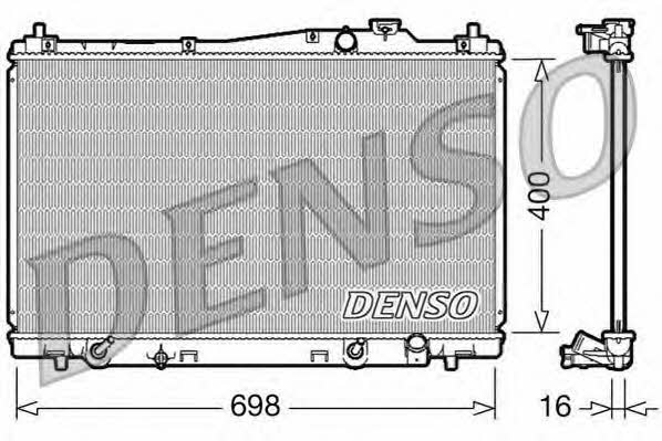 DENSO DRM40017 Radiator, engine cooling DRM40017