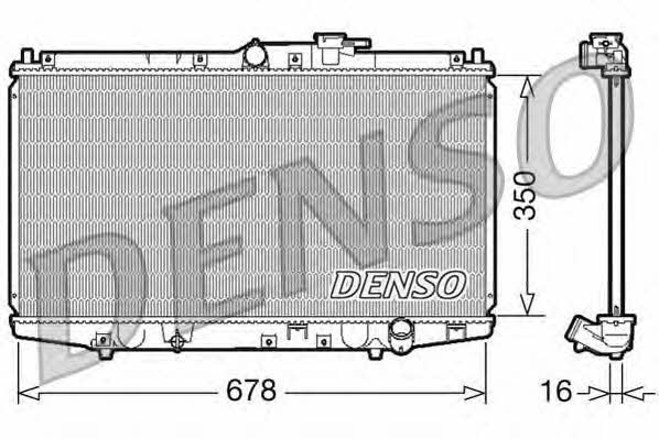 DENSO DRM40021 Radiator, engine cooling DRM40021