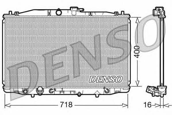 DENSO DRM40023 Radiator, engine cooling DRM40023