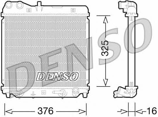 DENSO DRM40026 Radiator, engine cooling DRM40026