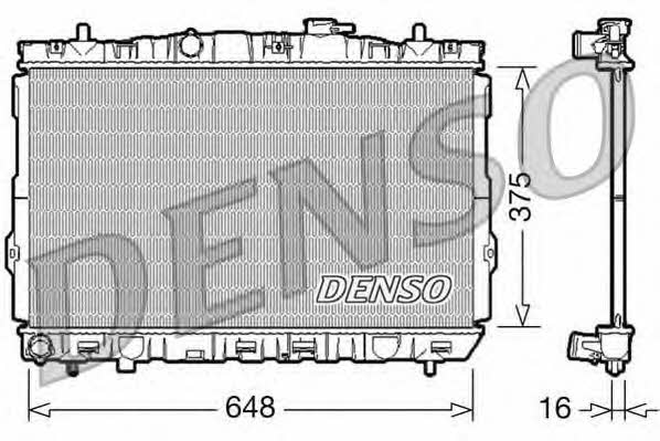 DENSO DRM41001 Radiator, engine cooling DRM41001