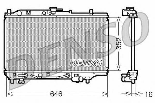 DENSO DRM44005 Radiator, engine cooling DRM44005