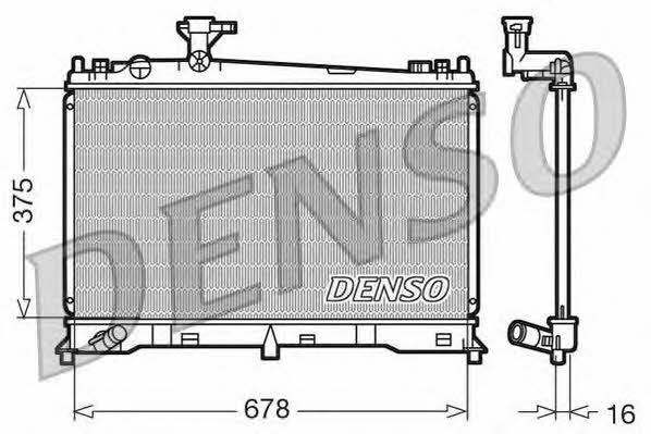 DENSO DRM44010 Radiator, engine cooling DRM44010