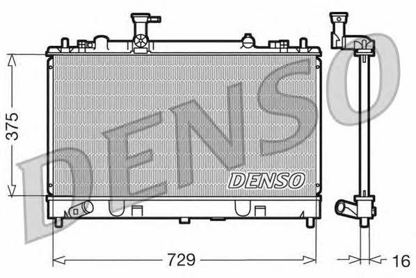 DENSO DRM44011 Radiator, engine cooling DRM44011