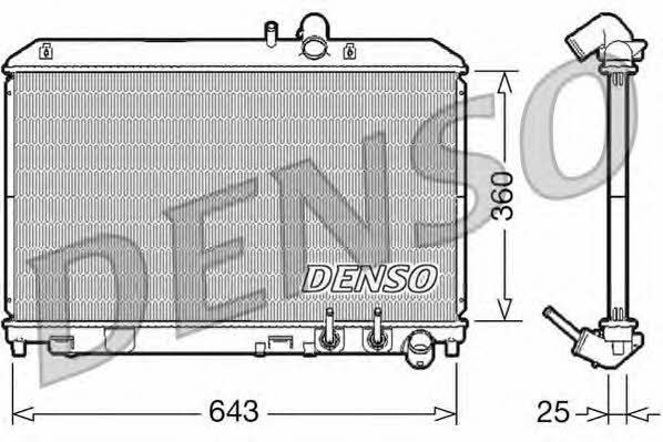 DENSO DRM44012 Radiator, engine cooling DRM44012