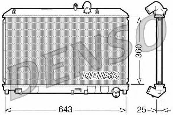 DENSO DRM44013 Radiator, engine cooling DRM44013
