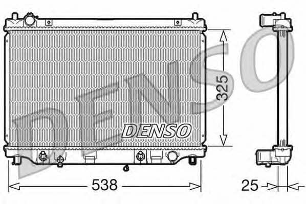 DENSO DRM44014 Radiator, engine cooling DRM44014