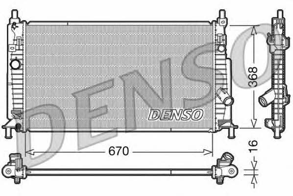 DENSO DRM44020 Radiator, engine cooling DRM44020