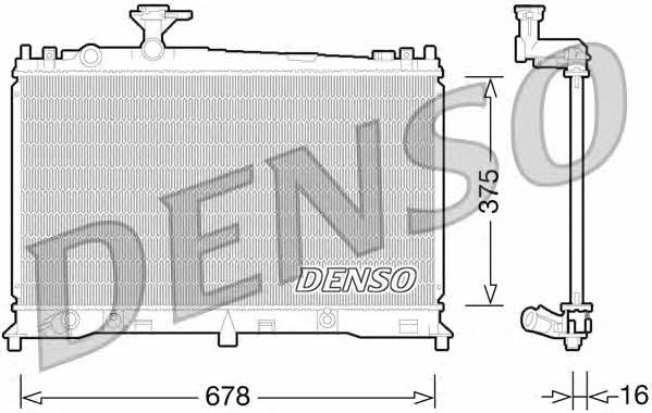 DENSO DRM44027 Radiator, engine cooling DRM44027