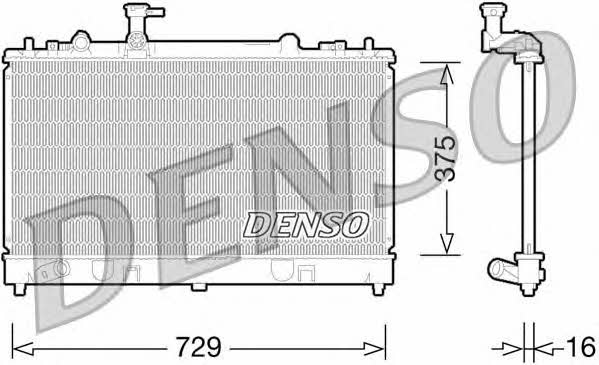 DENSO DRM44028 Radiator, engine cooling DRM44028