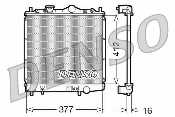 DENSO DRM45001 Radiator, engine cooling DRM45001