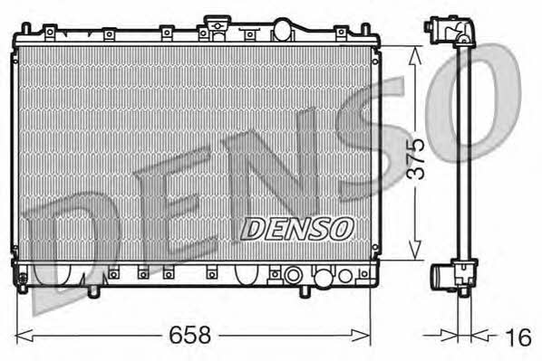 DENSO DRM45002 Radiator, engine cooling DRM45002