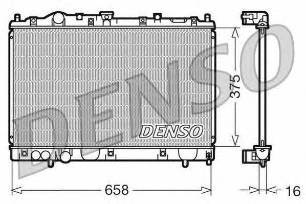 DENSO DRM45004 Radiator, engine cooling DRM45004