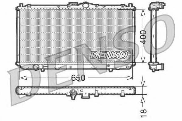 DENSO DRM45010 Radiator, engine cooling DRM45010