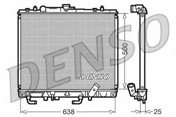 DENSO DRM45016 Radiator, engine cooling DRM45016