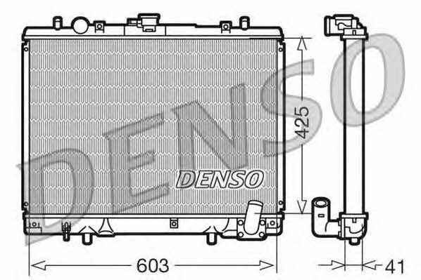 DENSO DRM45019 Radiator, engine cooling DRM45019
