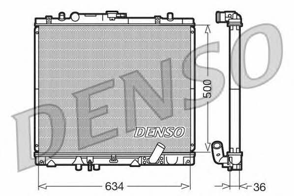 DENSO DRM45020 Radiator, engine cooling DRM45020