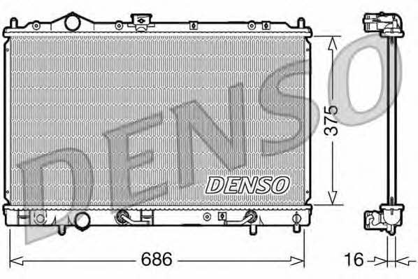 DENSO DRM45021 Radiator, engine cooling DRM45021