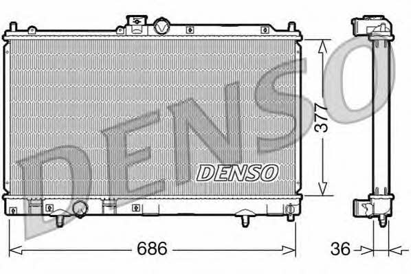 DENSO DRM45022 Radiator, engine cooling DRM45022