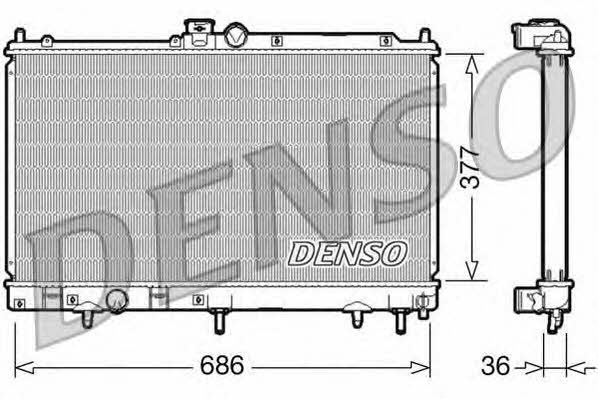 DENSO DRM45026 Radiator, engine cooling DRM45026