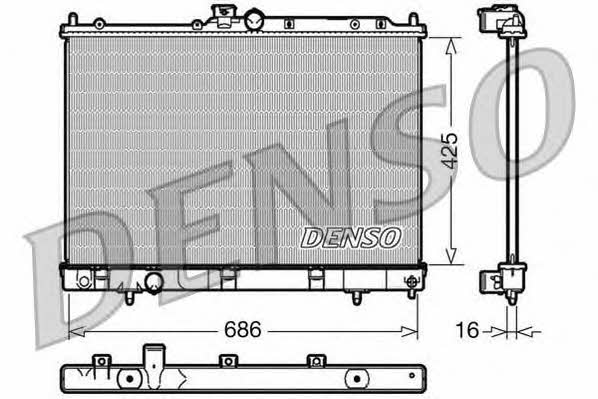 DRM45031 DENSO Engine cooling radiator