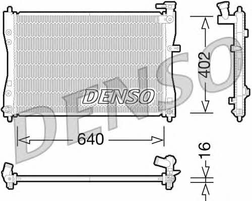 DENSO DRM45033 Radiator, engine cooling DRM45033