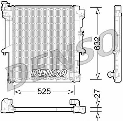 DENSO DRM45034 Radiator, engine cooling DRM45034