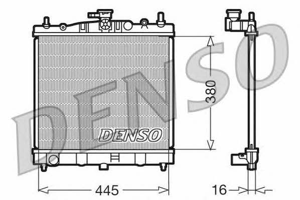 DENSO DRM46002 Radiator, engine cooling DRM46002