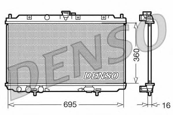 DENSO DRM46012 Radiator, engine cooling DRM46012